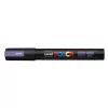 Dekormarker, 1,8-2,5 mm, UNI "Posca PC-5M", metállila