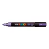 Dekormarker, 1,8-2,5 mm, UNI "Posca PC-5M", metállila