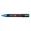 Dekormarker, 1,8-2,5 mm, UNI "Posca PC-5M", metálkék