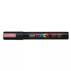   Dekormarker, 1,8-2,5 mm, UNI "Posca PC-5M", metálpiros