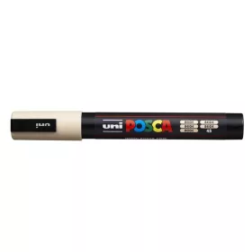 Dekormarker, 1,8-2,5 mm, UNI "Posca PC-5M", bézs