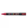 Dekormarker, 1,8-2,5 mm, UNI "Posca PC-5M", fluor piros