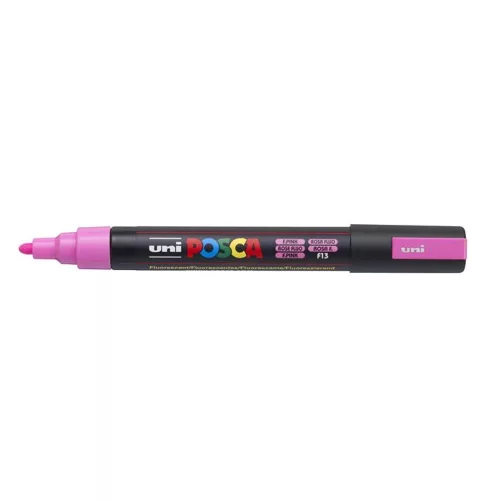 Dekormarker, 1,8-2,5 mm, UNI "Posca PC-5M", fluor rózsaszín