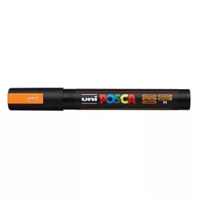   Dekormarker, 1,8-2,5 mm, UNI "Posca PC-5M", fluor narancs