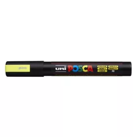   Dekormarker, 1,8-2,5 mm, UNI "Posca PC-5M", fluor sárga