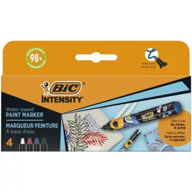   Dekormarker készlet, 1,5 - 2,3 mm, BIC, 4 különböző élénk szín