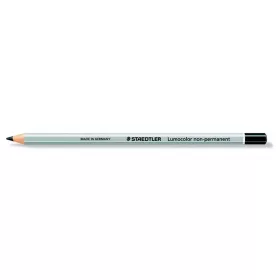   Jelölőceruza, hatszögletű, mindenre író, lemosható (omnichrom), STAEDTLER "Lumocolor 108", fekete