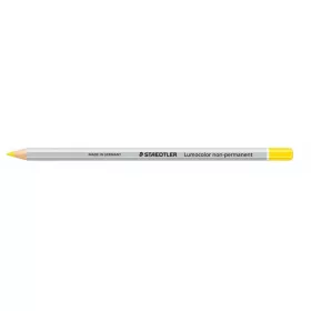   Jelölőceruza, hatszögletű, mindenre író, lemosható (omnichrom), STAEDTLER "Lumocolor 108", sárga
