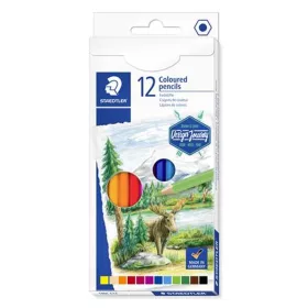   Színes ceruza készlet, hatszögletű, STAEDTLER "146C", 12 különböző szín