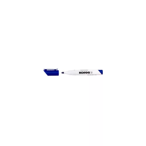 Tábla- és flipchart marker, 3 mm, kúpos, KORES "K-Marker XW1", kék