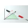 Tábla- és flipchart marker készlet, 1-3 mm kúpos, KORES "K-Marker W1", 4 különböző szín