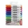 Tábla- és flipchart marker készlet, 3 mm, kúpos, KORES "K-Marker XW1", 10 különböző szín
