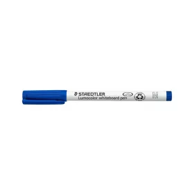   Táblamarker, 1 mm, M, kúpos, STAEDTLER "Lumocolor 301", kék