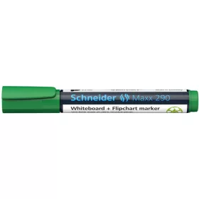   Tábla- és flipchart marker, 2-3 mm, kúpos, SCHNEIDER "Maxx 290", zöld