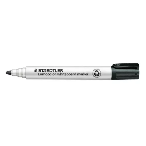Táblamarker, 2 mm, kúpos, STAEDTLER "Lumocolor® 351", fekete