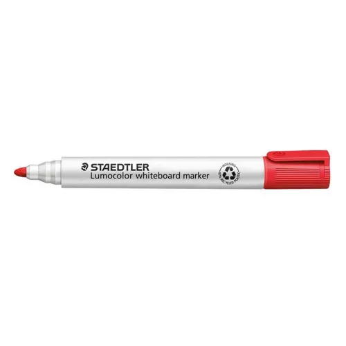 Táblamarker, 2 mm, kúpos, STAEDTLER "Lumocolor® 351", piros