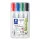 Táblamarker készlet, 2 mm, kúpos, STAEDTLER "Lumocolor® 351", 4 különböző szín