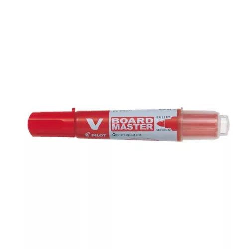 Táblamarker, 2,3 mm, kúpos, PILOT "V-Board Master", piros
