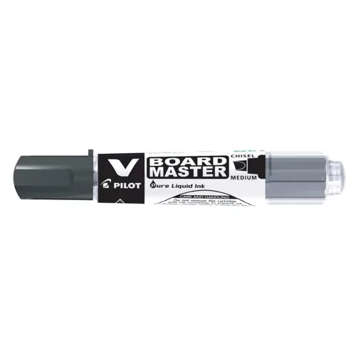 Táblamarker, 2,2-5,2 mm, vágott, PILOT "V-Board Master", fekete