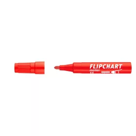  Flipchart marker, 1-3 mm, kúpos, ICO "Artip 11", piros