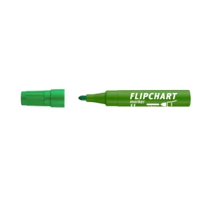   Flipchart marker, 1-3 mm, kúpos, ICO "Artip 11", zöld