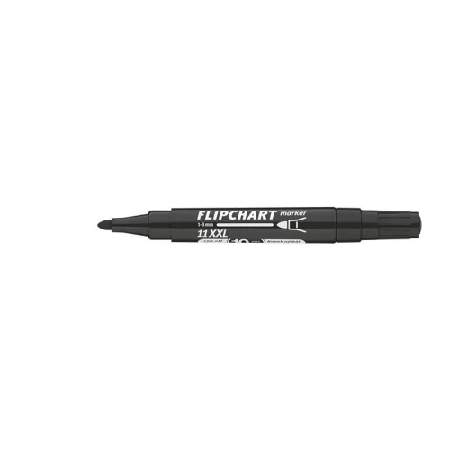 Flipchart marker, 1-3 mm, kúpos, ICO "Artip 11 XXL", fekete