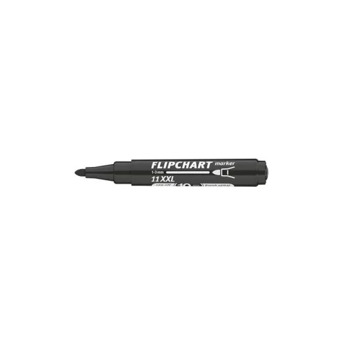 Flipchart marker, 1-3 mm, kúpos, ICO "Artip 11 XXL", fekete