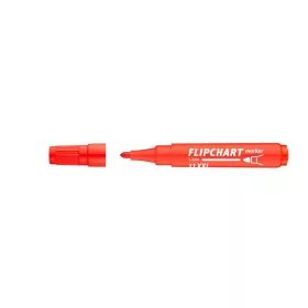   Flipchart marker, 1-3 mm, kúpos, ICO "Artip 11 XXL", piros