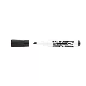   Tábla- és flipchart marker, 1-3 mm, multifunkciós, ICO "Markeraser" fekete