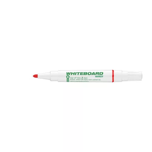 Tábla- és flipchart marker, 1-3 mm, antibakteriális, kúpos, ICO "11 XXL", piros