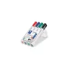 Táblamarker készlet, 2-5 mm, vágott, STAEDTLER "Lumocolor® 351 B", 4 különböző szín