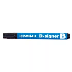   Táblamarker, 2-4 mm, kúpos, DONAU "D-signer B"", fekete