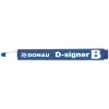 Táblamarker, 2-4 mm, kúpos, DONAU "D-signer B", kék