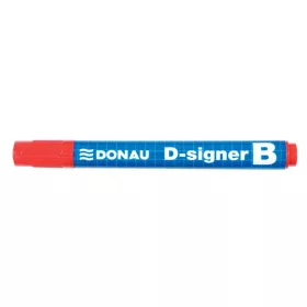   Táblamarker, 2-4 mm, kúpos, DONAU "D-signer B", piros