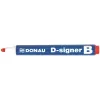 Táblamarker, 2-4 mm, kúpos, DONAU "D-signer B", piros