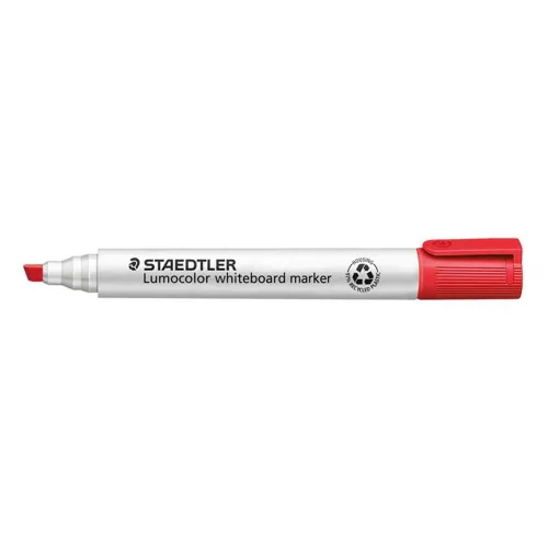 Táblamarker, 2-5 mm, vágott, STAEDTLER "Lumocolor® 351 B", piros