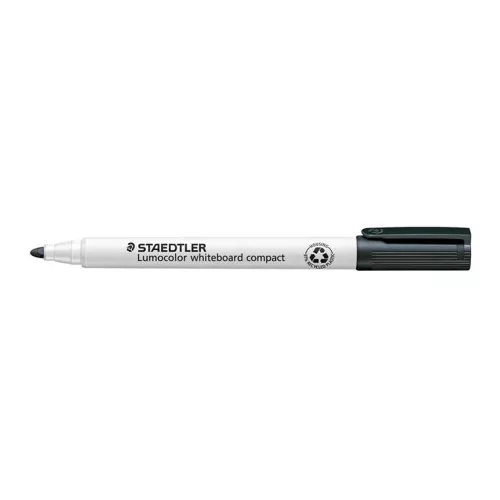 Táblamarker, 1-2 mm, kúpos, STAEDTLER "Lumocolor 341", fekete