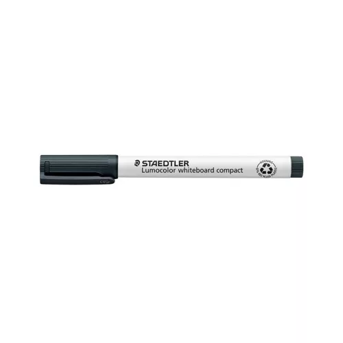 Táblamarker, 1-2 mm, kúpos, STAEDTLER "Lumocolor 341", fekete