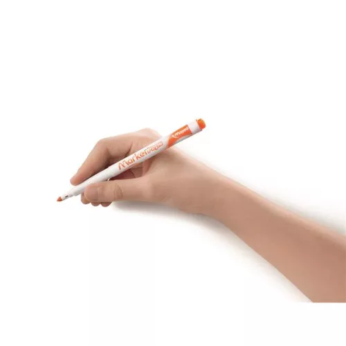 Táblamarker készlet, 1,5 mm, kimosható, fehértáblához, MAPED "Marker'Peps", 12 különböző szín
