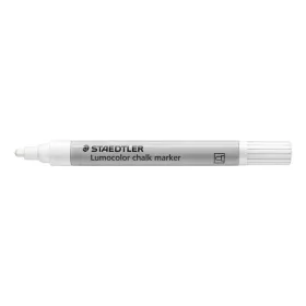   Krétamarker, 2,4 mm, kúpos, STAEDTLER "Lumocolor® 344", fehér