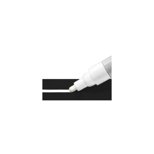 Krétamarker, 2,4 mm, kúpos, STAEDTLER "Lumocolor® 344", fehér
