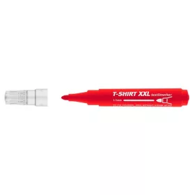   Textilmarker, 1-3 mm, kúpos, ICO "XXL T-Shirt", piros