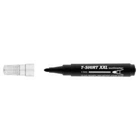   Textilmarker, 1-3 mm, kúpos, ICO "XXL T-Shirt", fekete