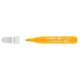   Textilmarker, 1-3 mm, kúpos, ICO "XXL T-Shirt", sárga