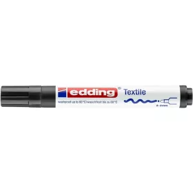   Textilmarker, 2-3 mm, kúpos, EDDING "4500", fekete