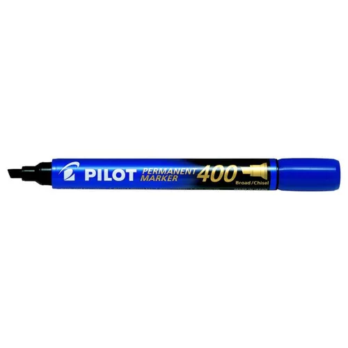 Alkoholos marker, 1,5-4 mm, vágott, PILOT "Permanent Marker 400", kék