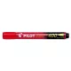 Alkoholos marker, 1,5-4 mm, vágott, PILOT "Permanent Marker 400", piros
