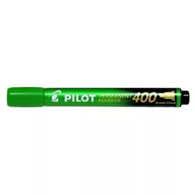   Alkoholos marker, 1,5-4 mm, vágott, PILOT "Permanent Marker 400", zöld