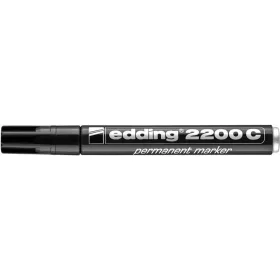   Alkoholos marker, 1-5 mm, vágott, EDDING "2200", fekete