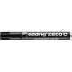Alkoholos marker, 1-5 mm, vágott, EDDING "2200", fekete